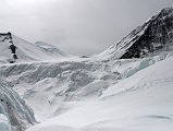 55 View From The Broken Up East Rongbuk Glacier To Peak 6835, Chomolonzo And The Raphu La On Our Day Trip From Mount Everest North Face ABC 